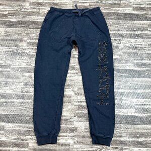 Happiness Los Angeles Rimini Womens sz Med Sweatpants Jogger Crystal Logo ITALY